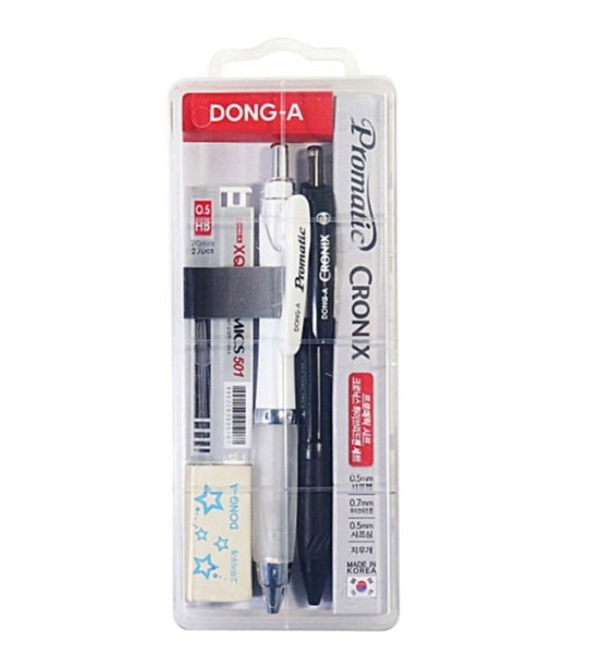 Pen, Mechanical Pencil, Eraser, Pencil Refil Set
